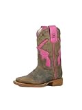 Anderson Bean Western Boots Girls Kids Pistols 2 Child Toast K7011