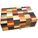 Italian Multicolor Wooden Jewelry Box