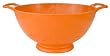 Zak Designs Orange 3-Quart Large Colander