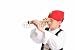 Wallmonkeys Peel and Stick Wall Decals - A Pirate Using a Spotting Scope to Search for Ships Afar - Removable Graphic