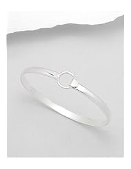 Bangle Bracelet In 92.5 Sterling Silver