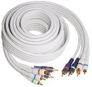Component Video with Audio 5RCA TO 5 RCA HDTV Cable-24K Gold Plated- 6' Ft Ivory (Arris Atras Communication)