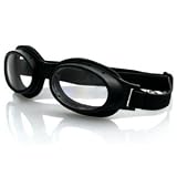Slimline Goggle, Black Frame, Clear Lens