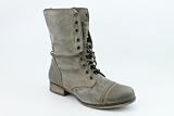 Steve Madden Women's Troopa Lace-Up Boot,Stone,8.5 M US Steve Madden Women's Troopa Lace-Up Boot,Stone,8.5 M US