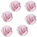 Small Soft Pink Royal Icing Roses