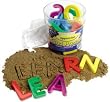 LEARNING RESOURCES LER1450 UPPERCASE ALPHABET SAND MOLDS
