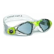 Aqua Sphere Kayenne Junior Goggles - Blue Lens - Clear Skirt/Clear and Lime Trim