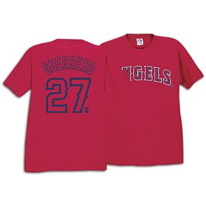Vladimir Guerrero Los Angeles Angels Name and Number T-Shirt (X-Large)