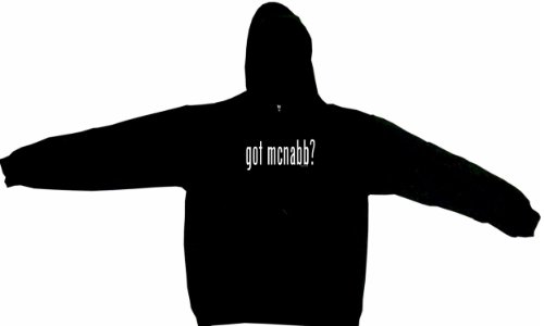Got Mcnabb? Men's Hoodie Sweat Shirt XL, Black
