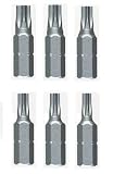 Torx 6Pc Set T5,T6,T7,T8,T9,&T10 X 25mm
