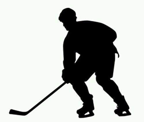 Hockey Player Yeti Decal, Yeti Rambler Decal, Yeti Tumbler Decal, Ozark Tumbler Decal, Wall Vinyl Decal, Ozark Trail Decal, RTIC, Wall Filler, Vinyl Decal Stickers