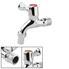 Best Price Washing Machine Water Inlet Metal Tap Silvery