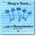 Sing a Sum...or a Remainder