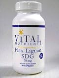 Flax Lignan SDG 78 mg 60 vcaps [Health and Beauty]