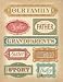 K&Company Ancestry Grand Adhesions Embellishments, Names
