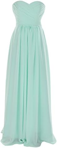 Miya Bridesmaid Prom Dresses Long Chiffon Evening Gowns Size 8 Mint