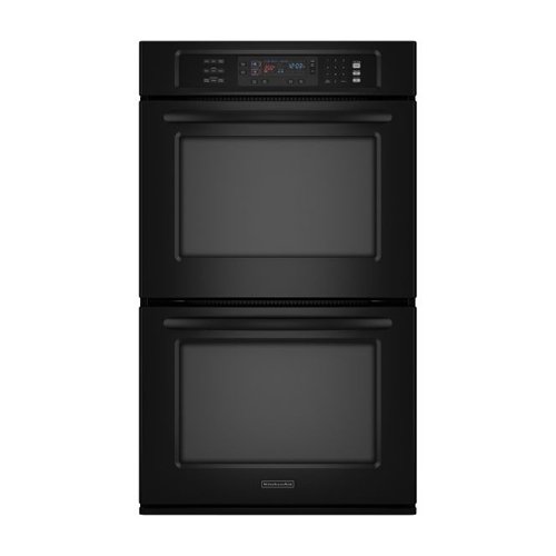 KitchenAid KEBS278SBL 27in Double Wall Oven - Black
