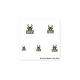Milwaukee Bucks Official Logo Fingernail Tattoos