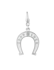 Sterling Silver HORSE SHOE "GOOD LUCK" Charm