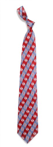 Boston Red Sox Print Silk Tie