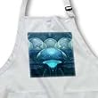 Perkins Designs Science Fiction - Inside A Blue Moon interior moon scene artistically derived from a fractal design - Aprons