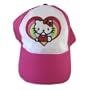 Pink Hello Kitty Rainbows And Hearts Baseball Hat