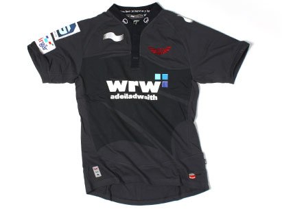 Scarlets Alternate 2011/12 S/S Replica Rugby Shirt Dark Navy - size 3XL