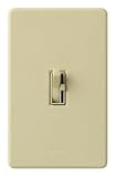 Lutron TG-600PNLH-IV Toggler 600W Preset Dimmer with Nightlight Ivory