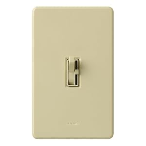 Lutron TG-103PH-IV Toggler 1000W 3-Way Preset Dimmer Ivory by 