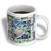 Art deco Dancer - dance, dancing, belly dance, bellydance, oriental dance, middle eastern dance, - 15oz Mug