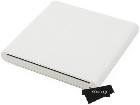 COOLEAD- Slimline USB Slot Loading External CD RW DVD ROM Combo Drive for For Apple MacBook Air Pro iMac Mac OS Laptop Desktop PC Cumputer Windows 98/2000/ME/XP/VISTA/7/8 OS,White