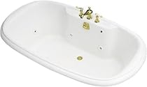 KOHLER K-1375-H2-0 Revival 6-Foot Whirlpool, White