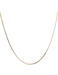 Tivolia Collection 18 Inch 14kt Rose Gold Box Chain