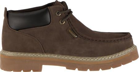 Lugz Men's Garvin WR Thermabuck Boot, Chocolate/Cream/Gum, 7.5 D US