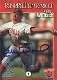 Kelly Wunsch, Milwaukee Brewers Autographed Card