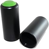 PANOVO A Pair (2pcs) Green Color Pgx/slx Wireless Mic Battery Screw on Cap/cover/cup for Shure Pgx/slx Wireless Microphone System Handheld Mics