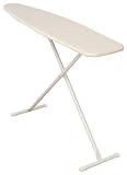 Household Essentials T-Leg Fibertech Top Ironing Board with Cotton Cover Installed, Assorted