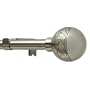 Levolor Chained Ball Rod Set, Satin Nickel, 3/4-Inch Diameter, 66 to 120-Inch Width