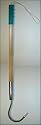18" Wood Handle Fishing Gaff w/Stainless Steel Hook