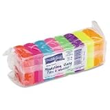 Reusable Modeling Clay Assortment, 220g, Eight Neon Colors