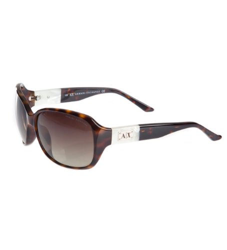 Armani Exchange Round Pearl Trim Sunglasses