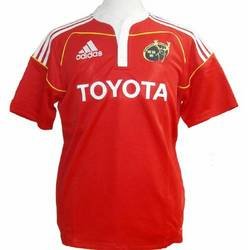 Munster Home Rugby Shirt 2009/11 - Collegiate Red/White - Large 42 Munster Home Rugby Shirt 2009/11 - Collegiate Red/White - Large 42