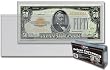 BCW 6.5 x 3 - Deluxe Currency Holder - Regular Bill (Dollar) Semi-Rigid Holder - (Pack of 50) - Currency and Coin Collecting Supplies