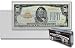 BCW 6.5 x 3 - Deluxe Currency Holder - Regular Bill (Dollar) Semi-Rigid Holder - (Pack of 50) - Currency and Coin Collecting Supplies