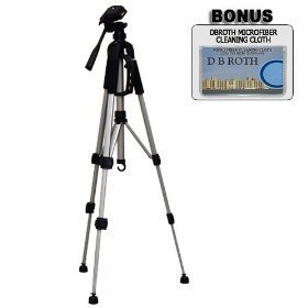 Deluxe 57 Camera Tripod with Carrying Case For The Fujifilm FinePix IS-1 PRO S9100... by Deluxe