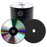 200 Spin-X 48X Black Color CD-R 80min 700MB Shiny Silver