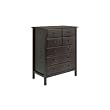 Newhaven 5-Level 7-Drawer Dresser in Dark Chocolate Finish By Da Vinci Baby Furniture