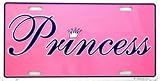 Princess - Pink w/ Purple Script License Plate - 2677
