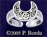 Horned Moon Toe Ring