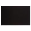 Quartet Oval Office Frameless Fabric Bulletin Board, 3 x 2 Feet, Black, One Board per Order (7683BK)